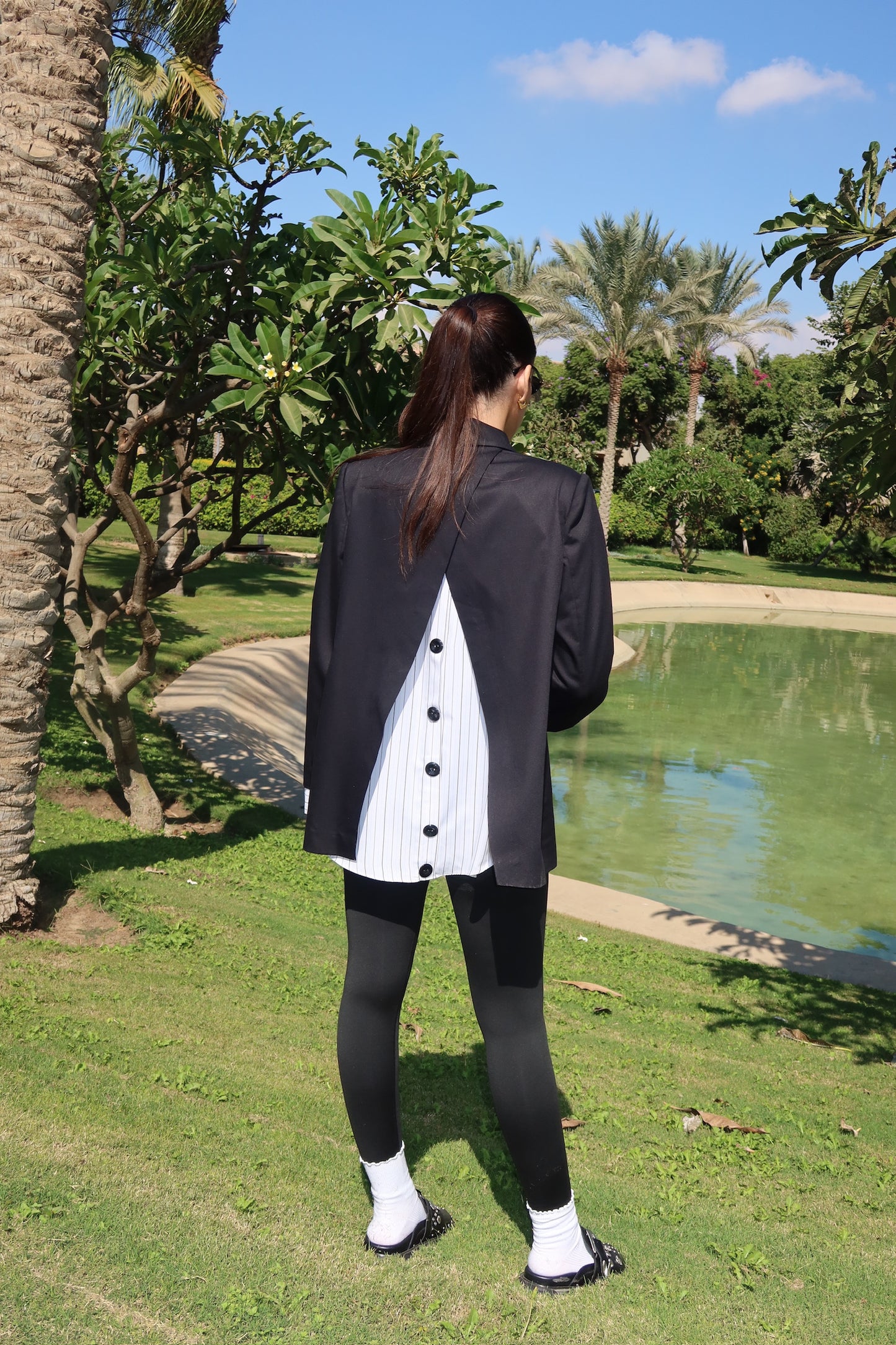 The Shirt Blazer in Black