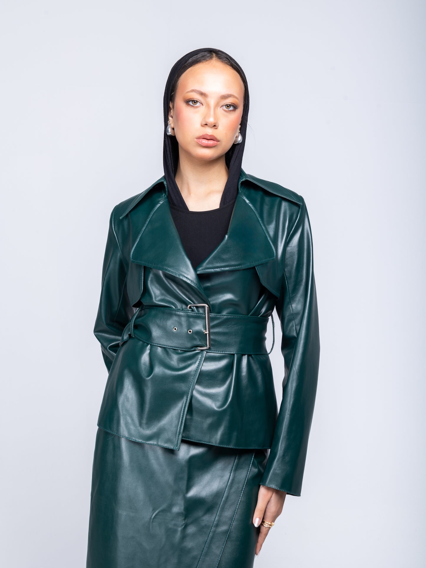 THE EMERALD GREEN LEATHER JACKET