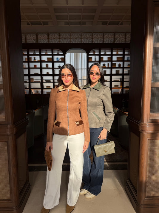 The Animal Print Peplum Jacket