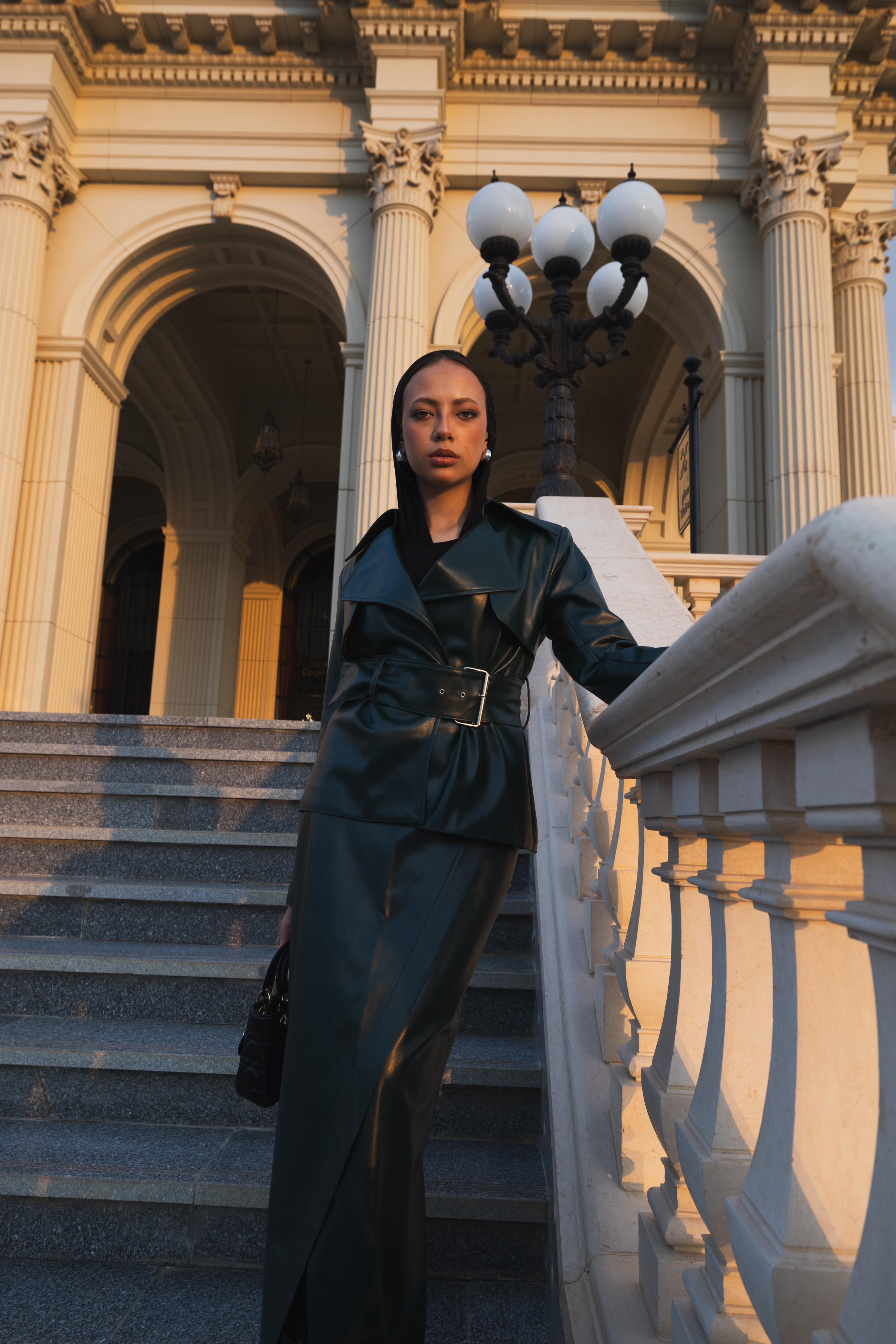 THE EMERALD GREEN LEATHER JACKET – F.E.W