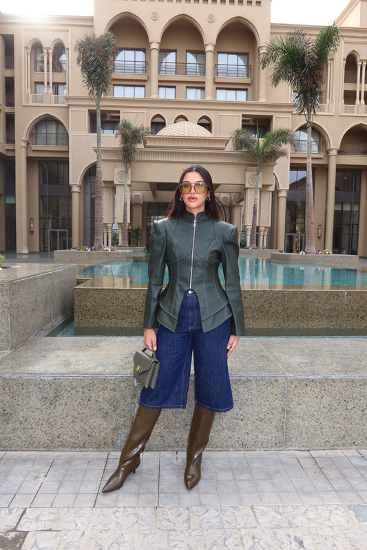 The Butterfly Top  2.0 In Olive