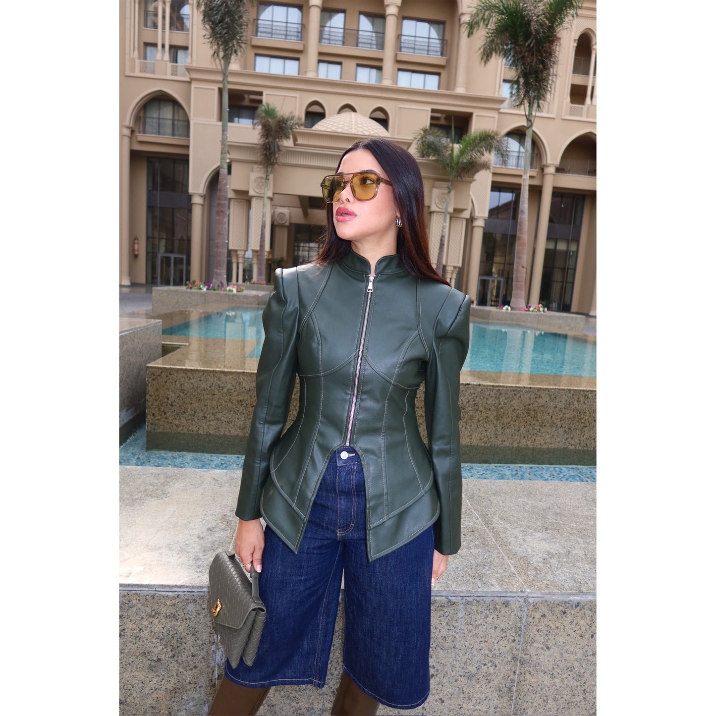 The Butterfly Top  2.0 In Olive